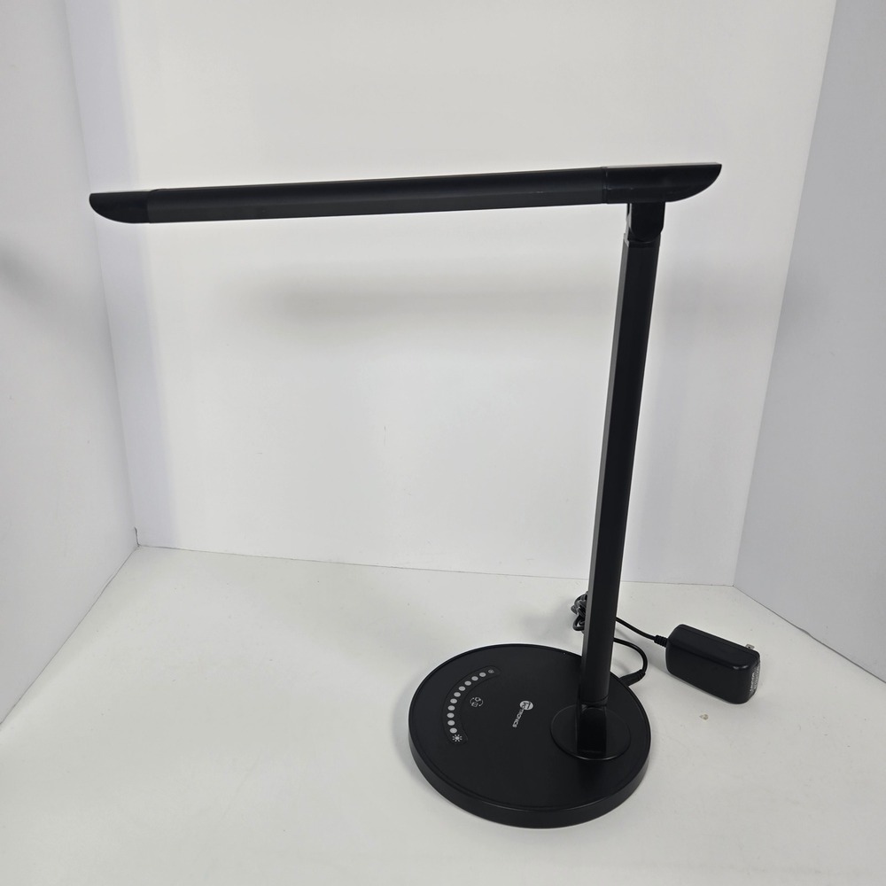 TaoTronics LED Desk Lamp Black USB Charging Port Touch Control Dimmable